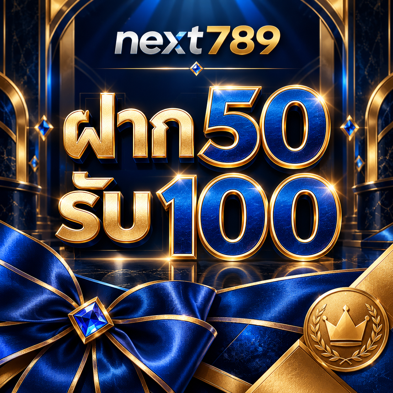 โปรโมชั่น next789 ฝาก 50 รับ 100